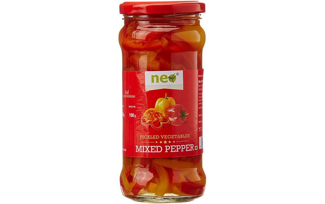 Neo Mixed Pepper (Pickled Vegetables)    Glass Jar  350 grams